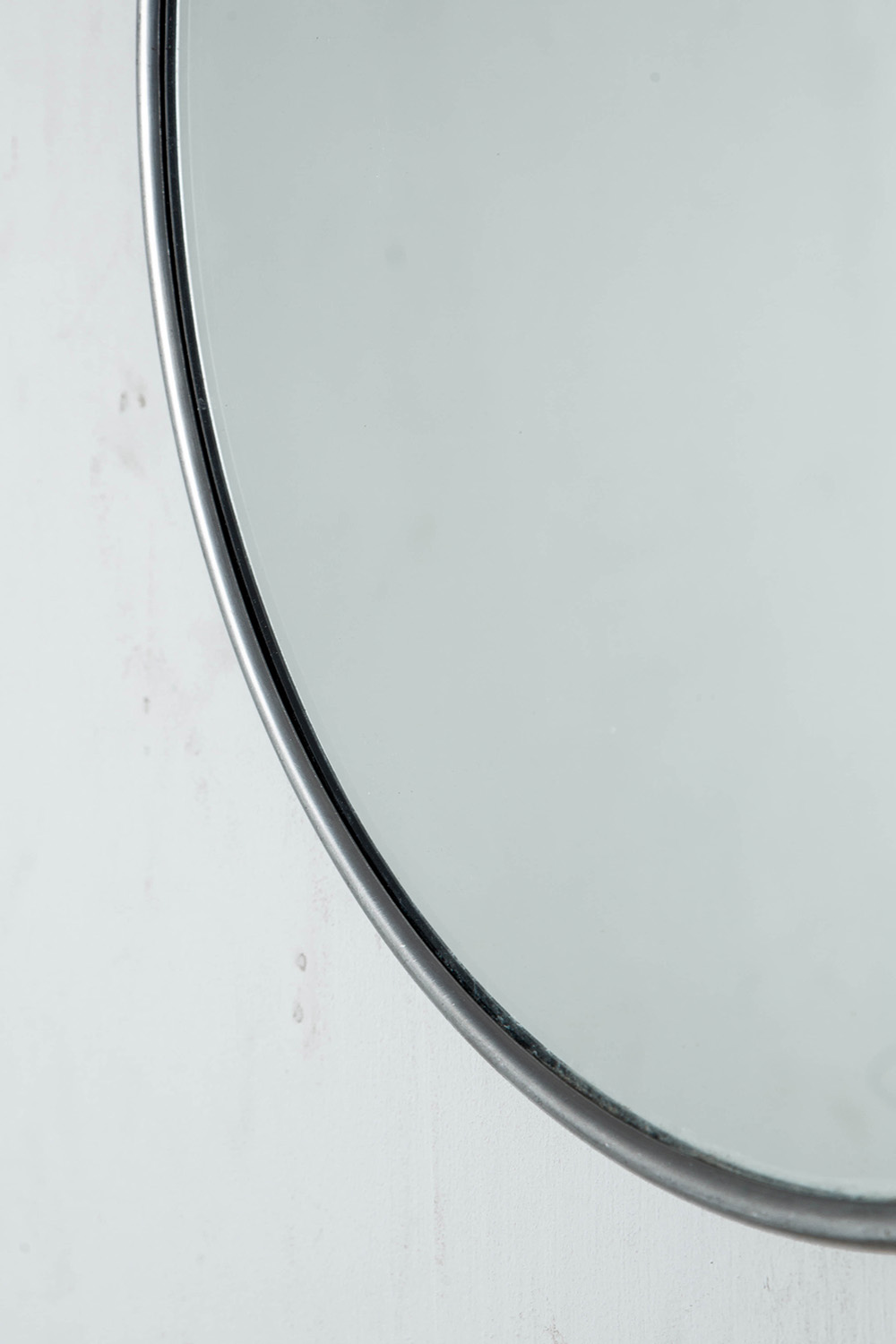 Wall Mirror in Glass and Steel