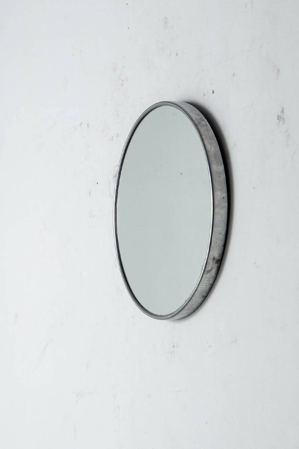 Wall Mirror in Glass and Steel