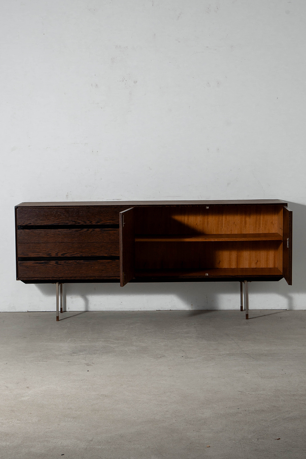 Sideboard by Rudolf Bernd Glatzel for Fristho Franeker in Wenge and Steel
