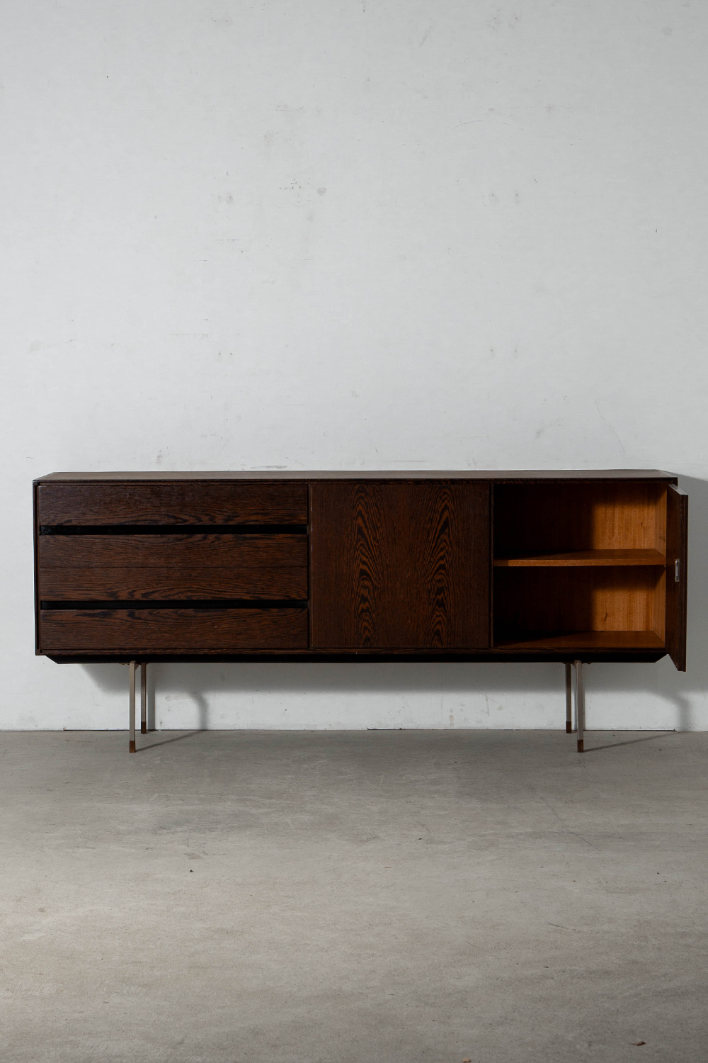 Sideboard by Rudolf Bernd Glatzel for Fristho Franeker in Wenge and Steel