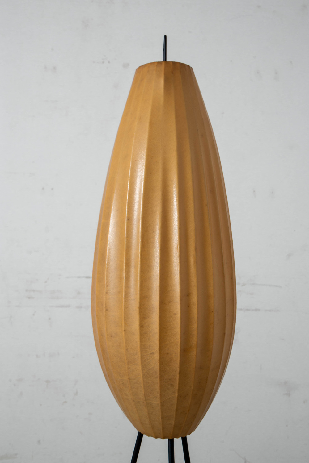 Cocoon Floor Lamp for Goldkant Leuchten in Resin and Steel