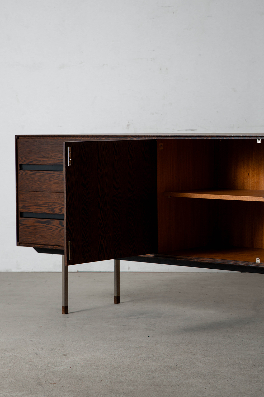 Sideboard by Rudolf Bernd Glatzel for Fristho Franeker in Wenge and Steel