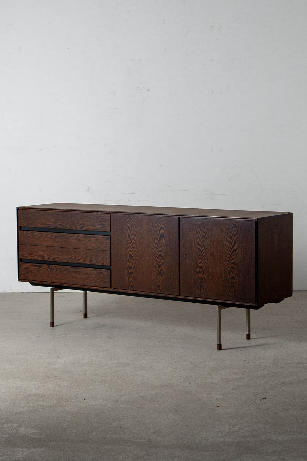 Sideboard by Rudolf Bernd Glatzel for Fristho Franeker in Wenge and Steel