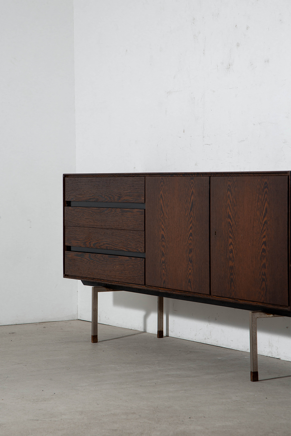 Sideboard by Rudolf Bernd Glatzel for Fristho Franeker in Wenge and Steel
