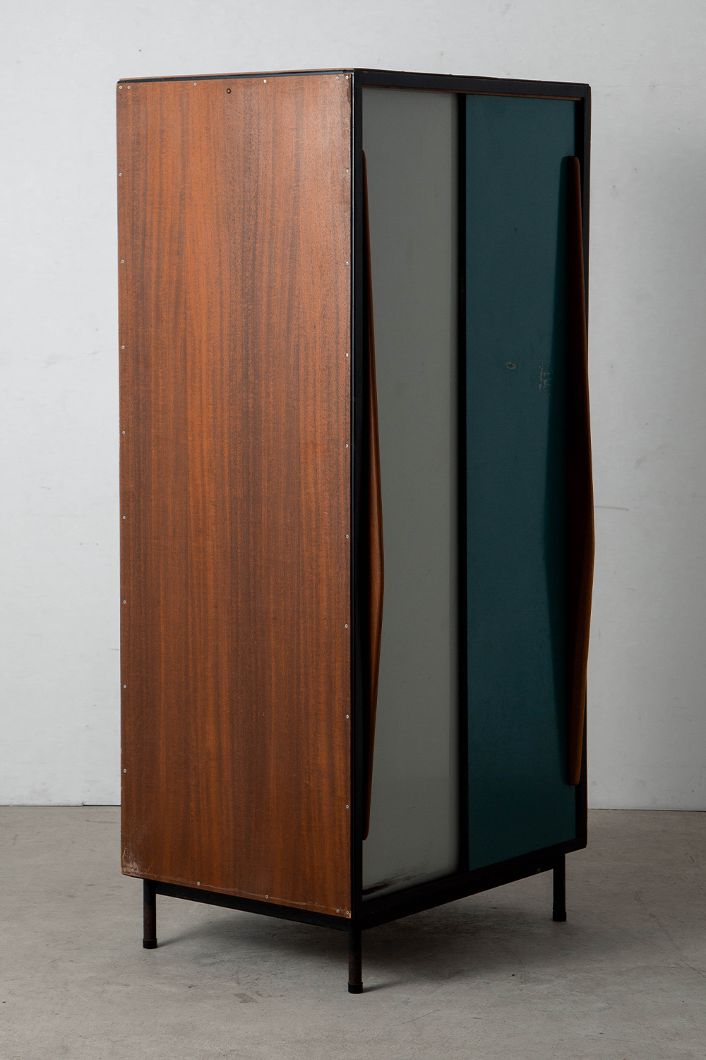 Wardrobe by Willy Van Der Meeren for Tubax in Metal and Wood