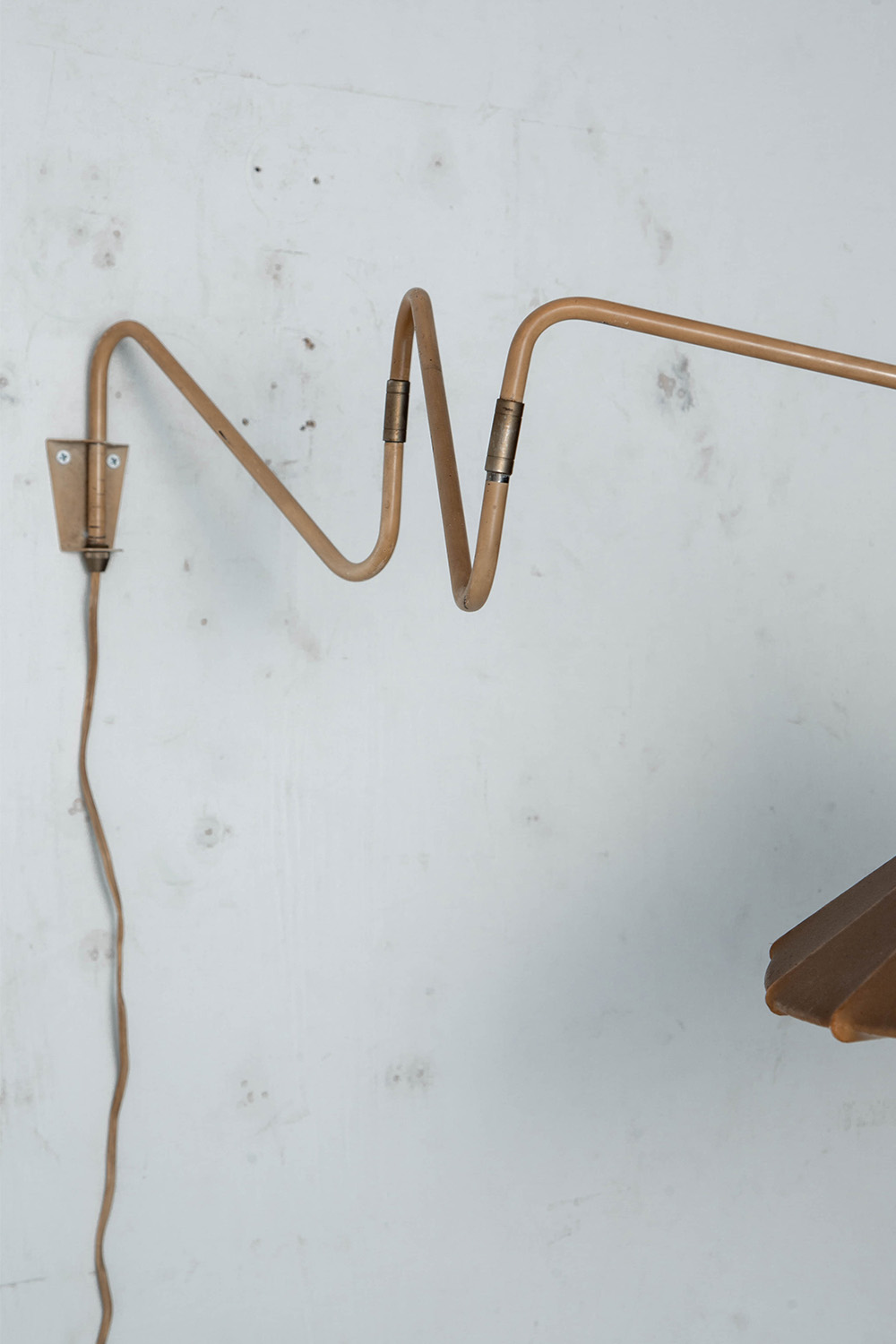 Wall Lamp in Resin and Steel