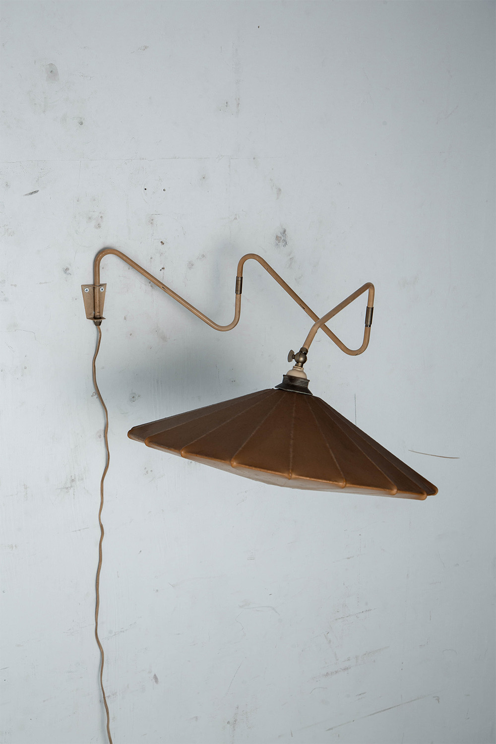 Wall Lamp in Resin and Steel