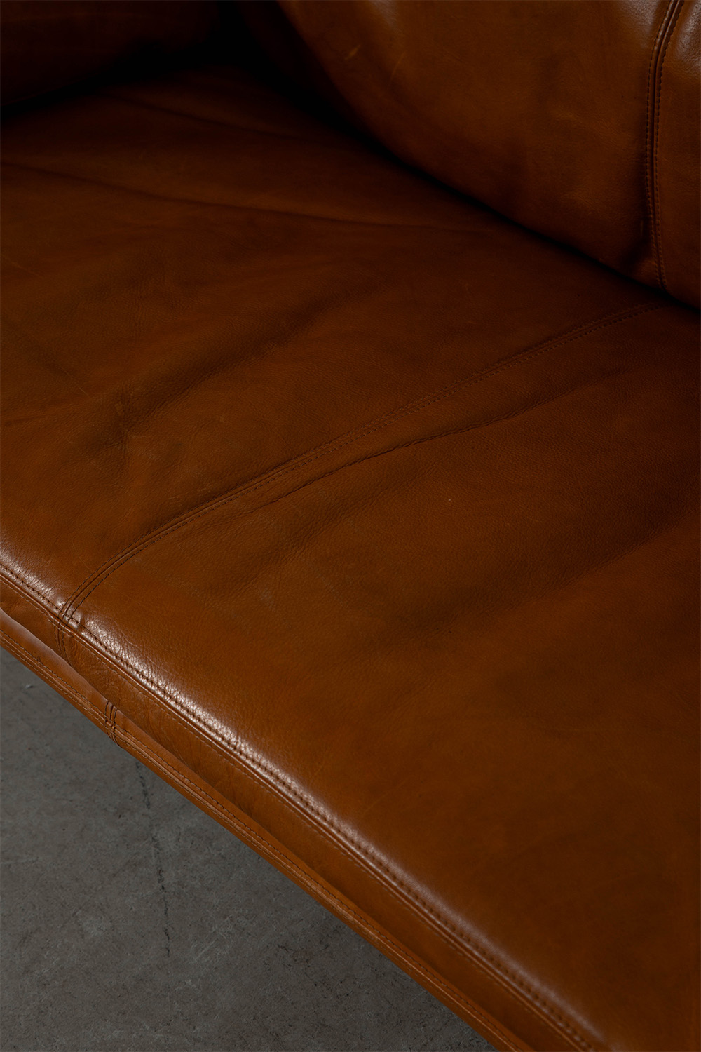 Air Sofa by Burkhard Vogtherr for Hain & Thome in Leather and Chrome