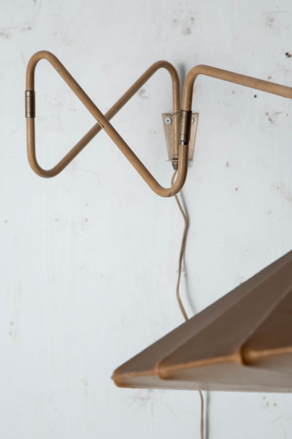 Wall Lamp in Resin and Steel