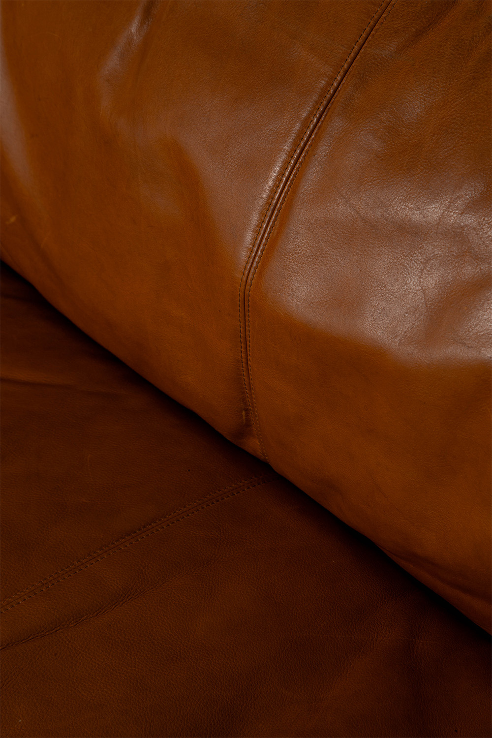 Air Sofa by Burkhard Vogtherr for Hain & Thome in Leather and Chrome