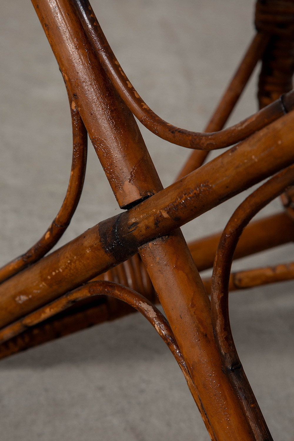 Dining Chair in Rattan and Bamboo