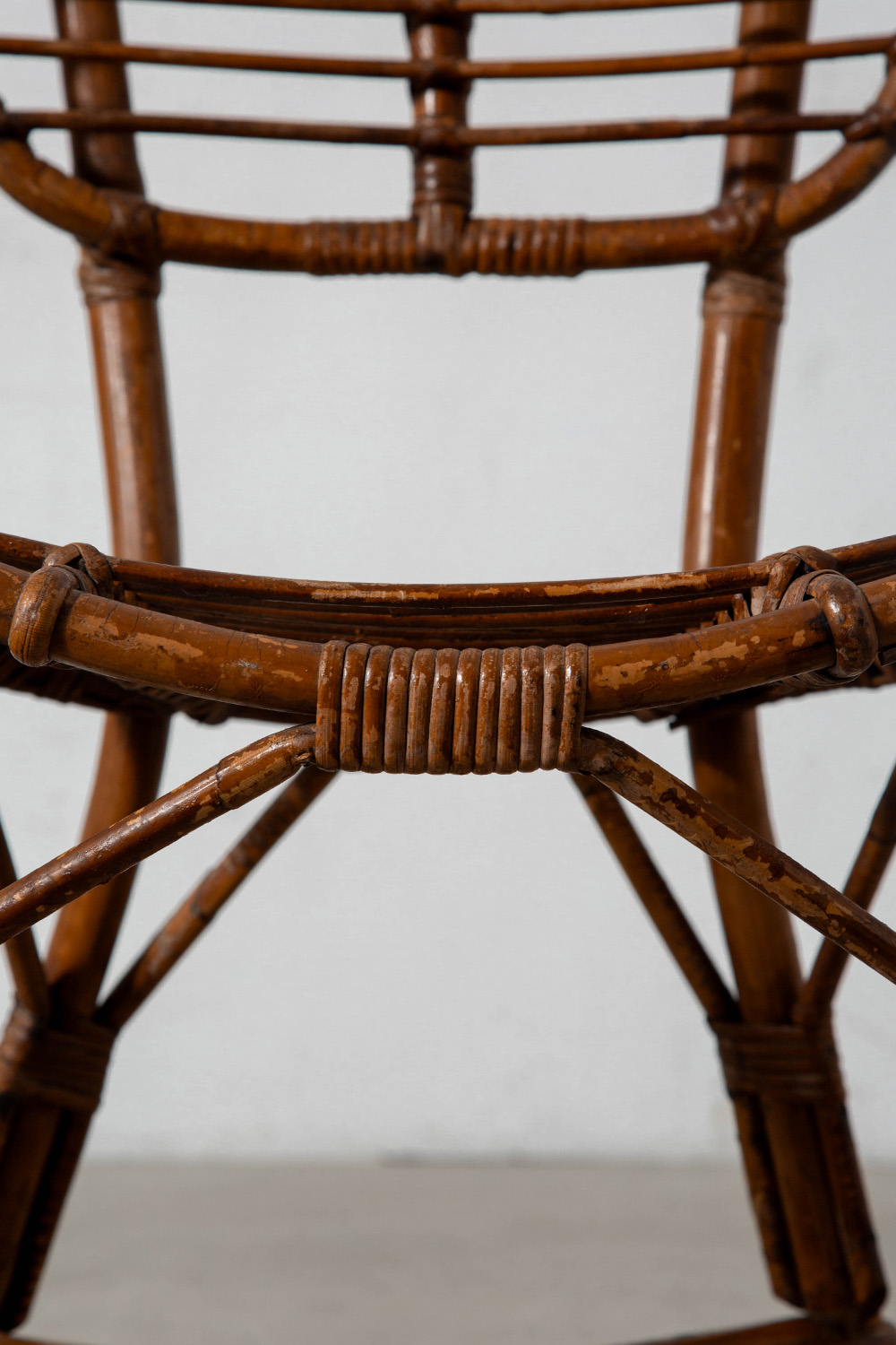 Dining Chair in Rattan and Bamboo