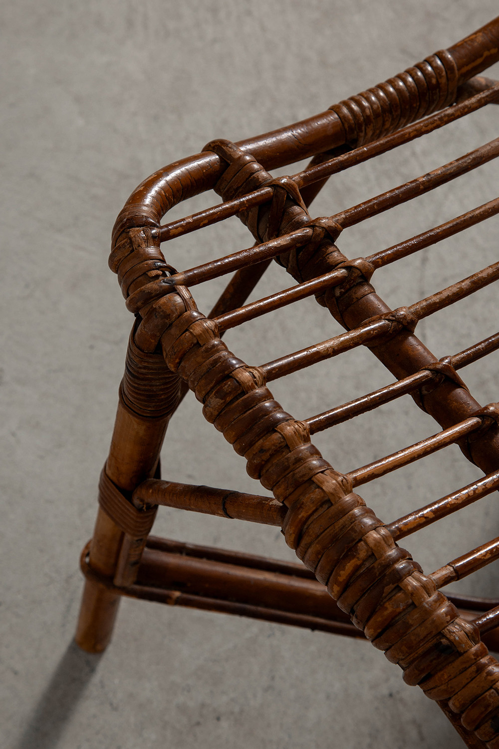 Dining Chair in Rattan and Bamboo