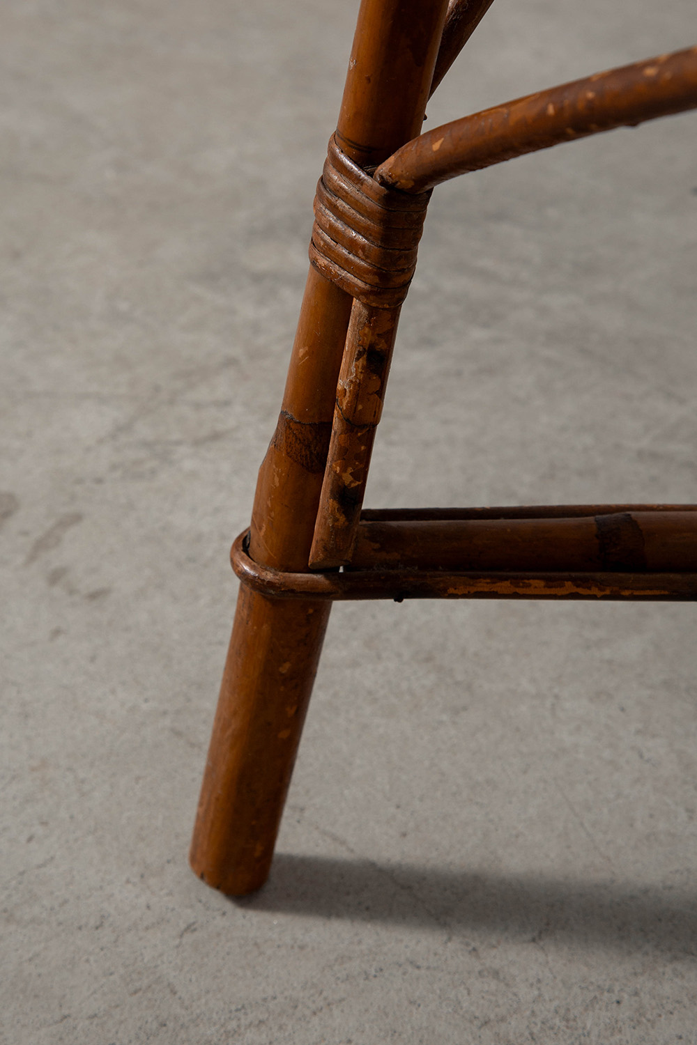Dining Chair in Rattan and Bamboo