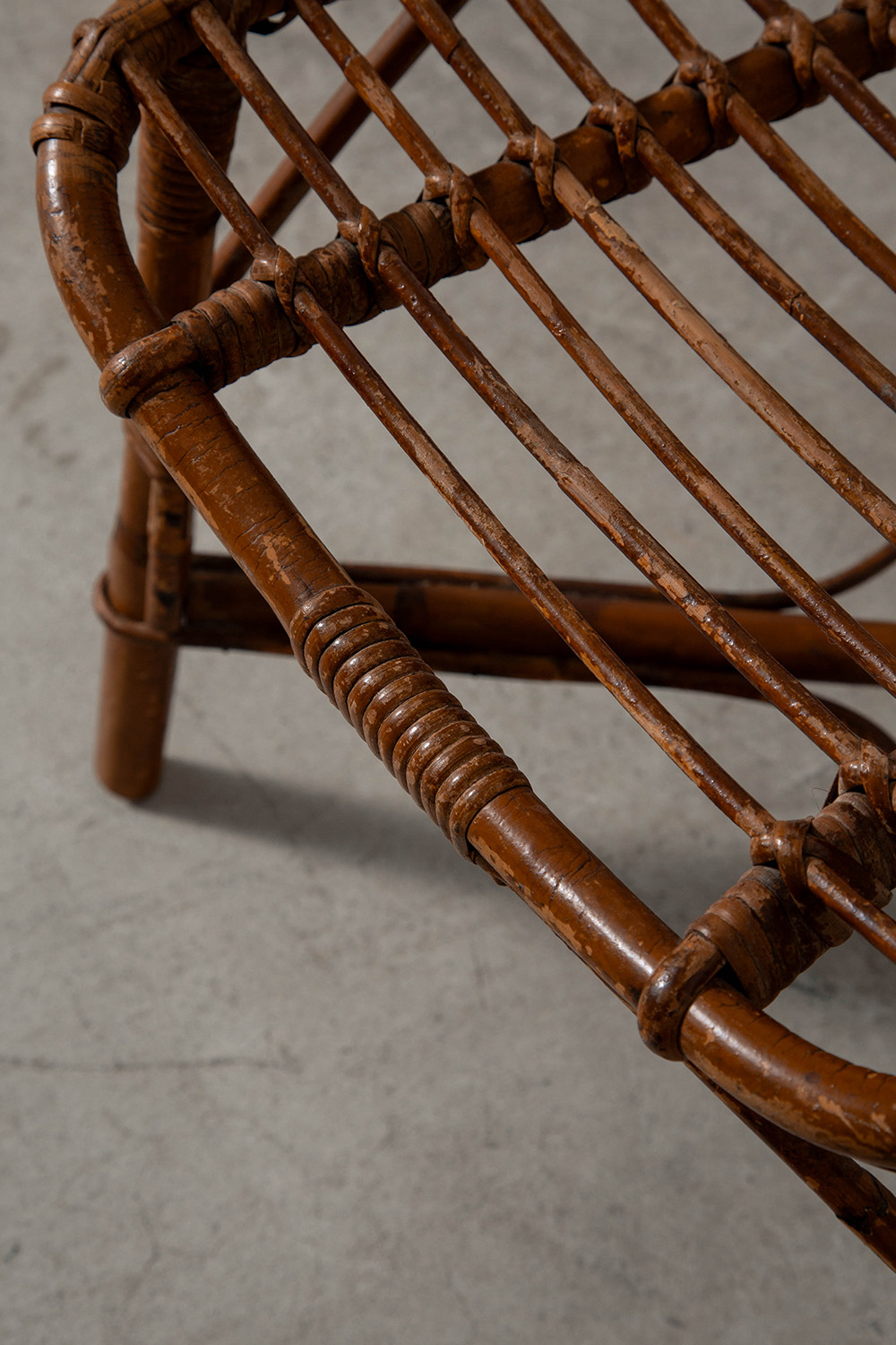 Dining Chair in Rattan and Bamboo