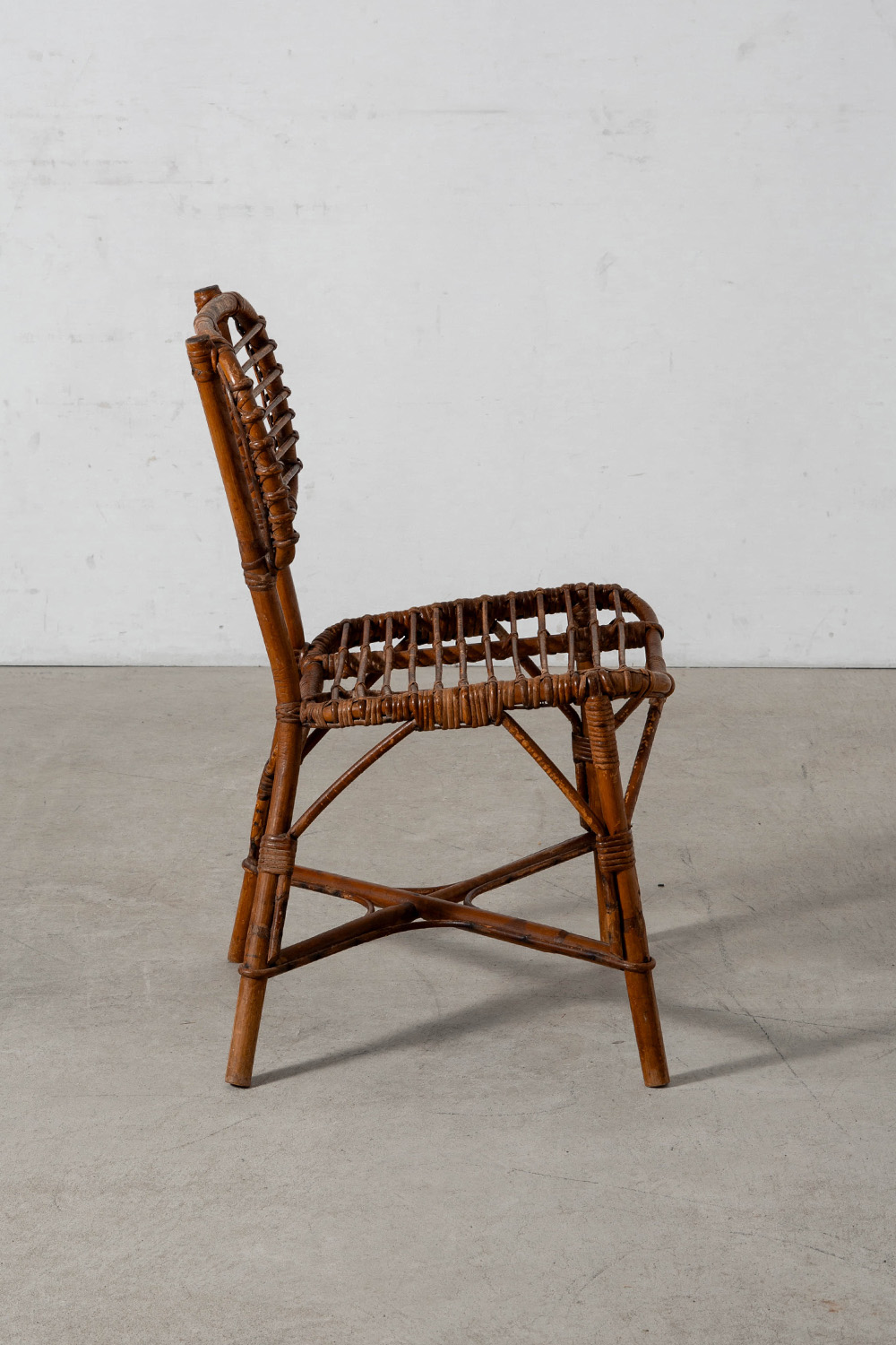 Dining Chair in Rattan and Bamboo