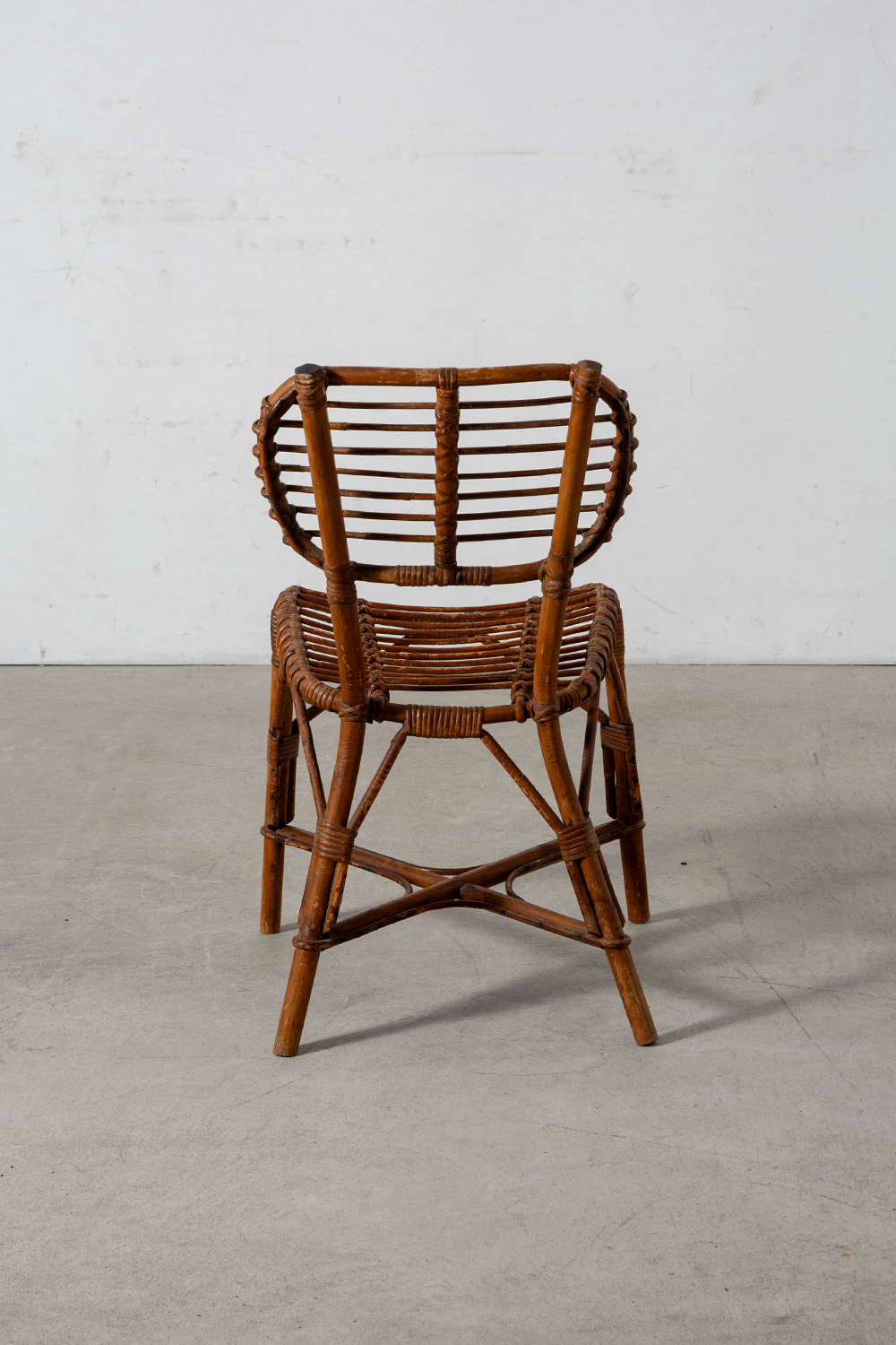 Dining Chair in Rattan and Bamboo