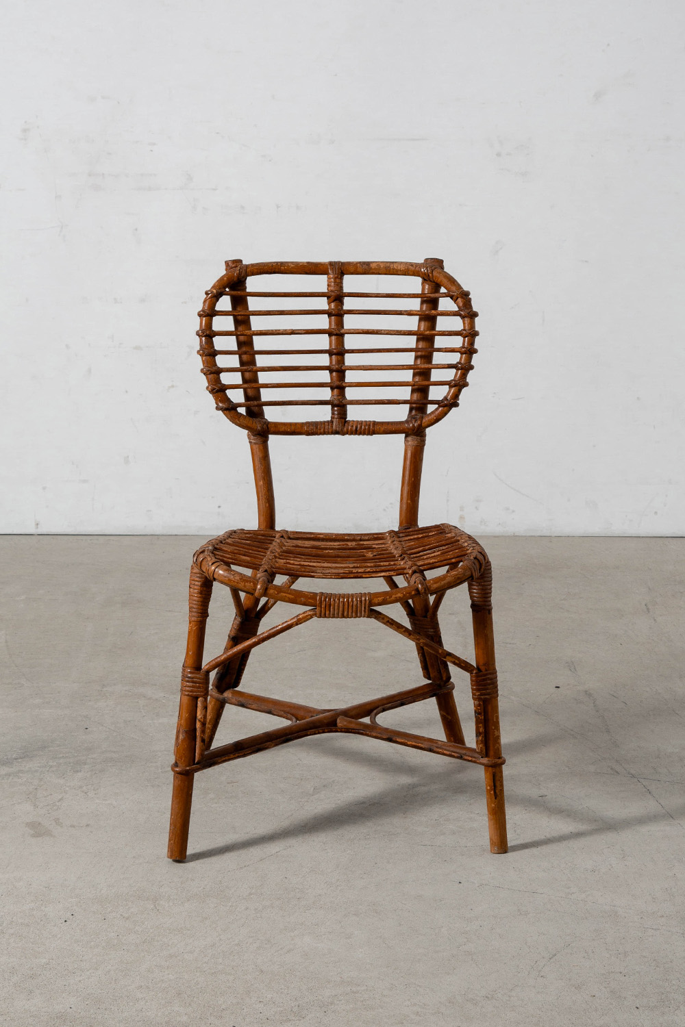 Dining Chair in Rattan and Bamboo