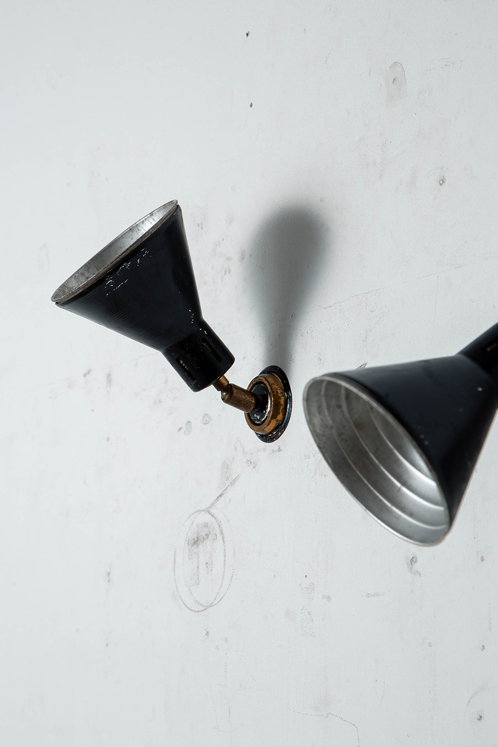Wall Lamp in Metal and Brass