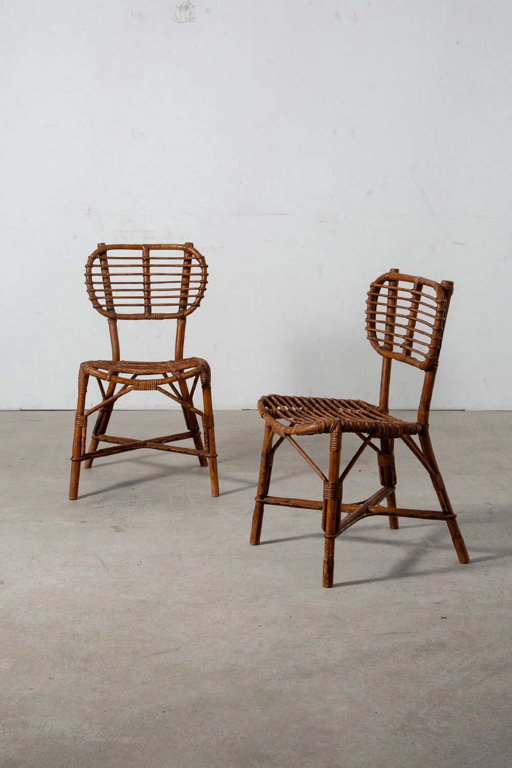 Dining Chair in Rattan and Bamboo