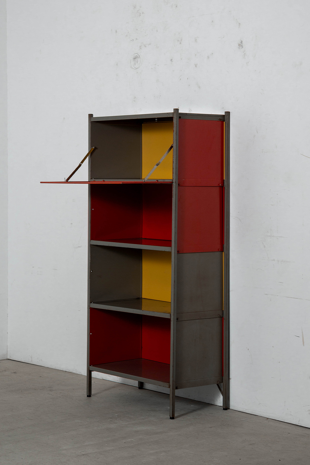 Model 663 Cabinet by Wim Rietveld for Gispen in Steel