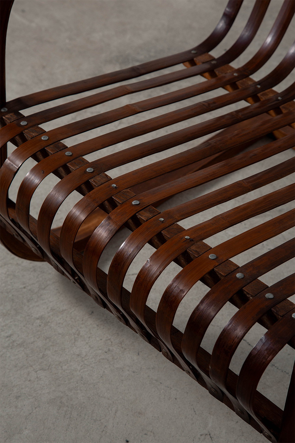 Bamboo Chair by Ubunji Kidokoro for Chikkosha in Bamboo and Wood