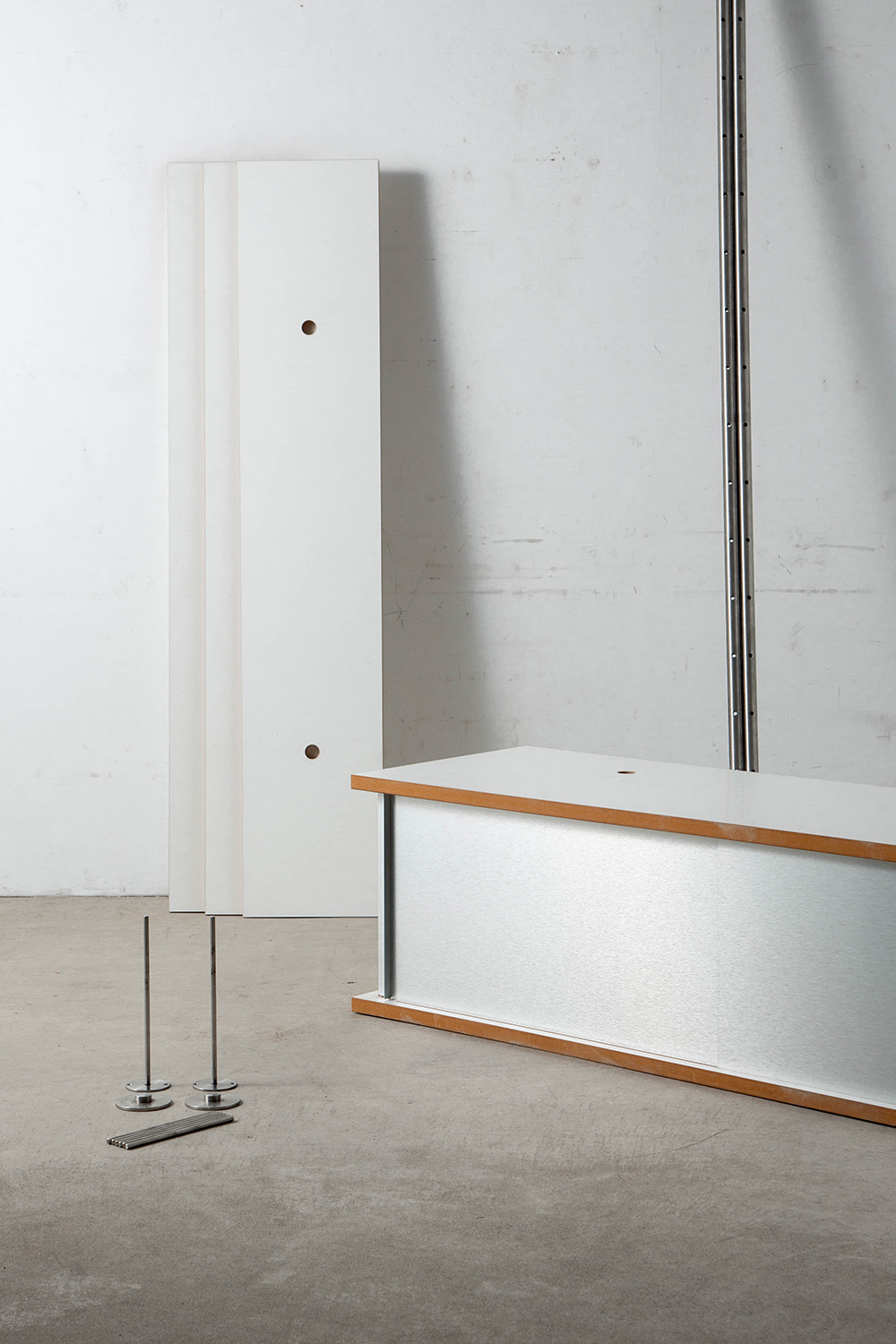Eiermann Shelf by Egon Eiermann for Richard Lampert in Metal and Wood