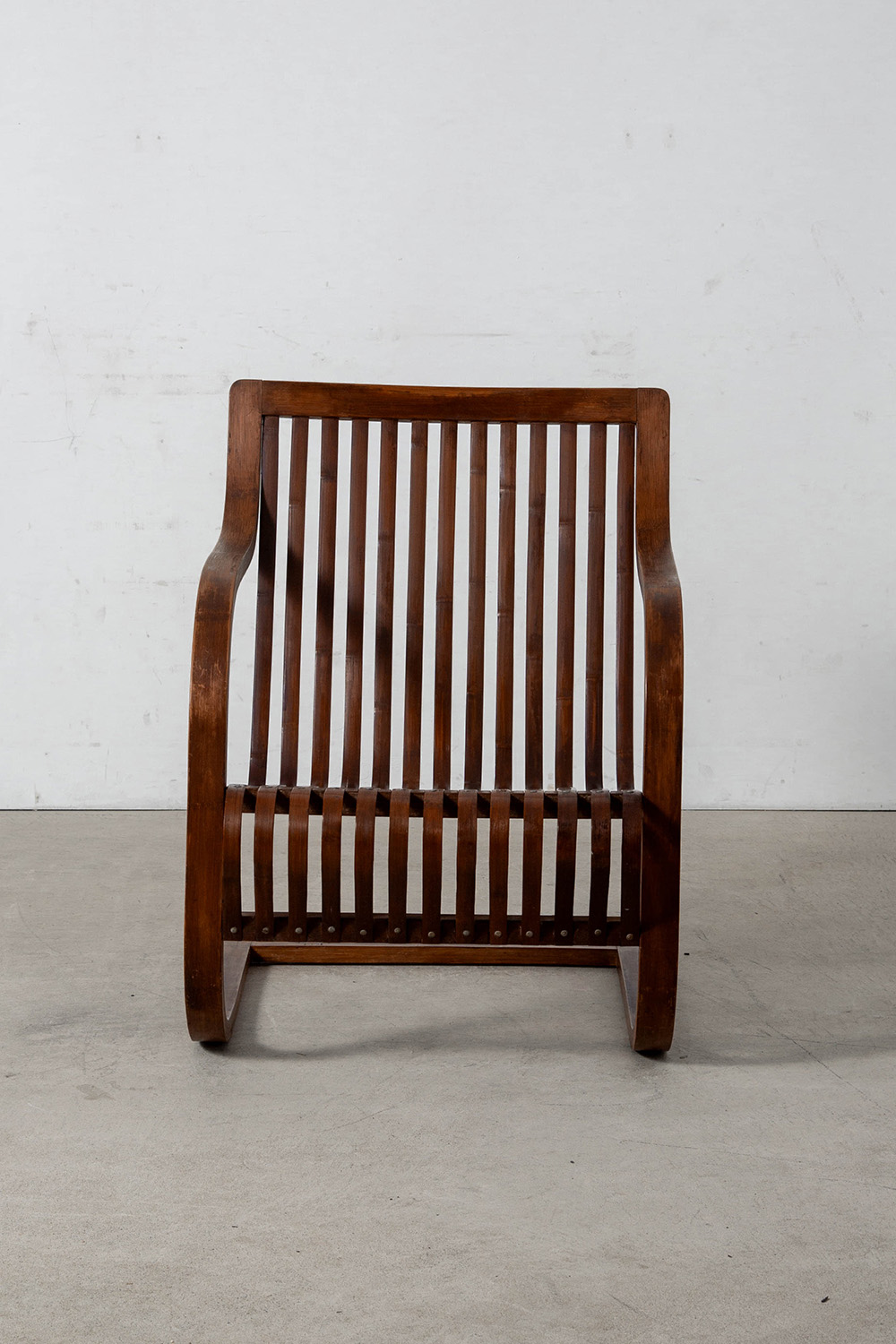 Bamboo Chair by Ubunji Kidokoro for Chikkosha in Bamboo and Wood