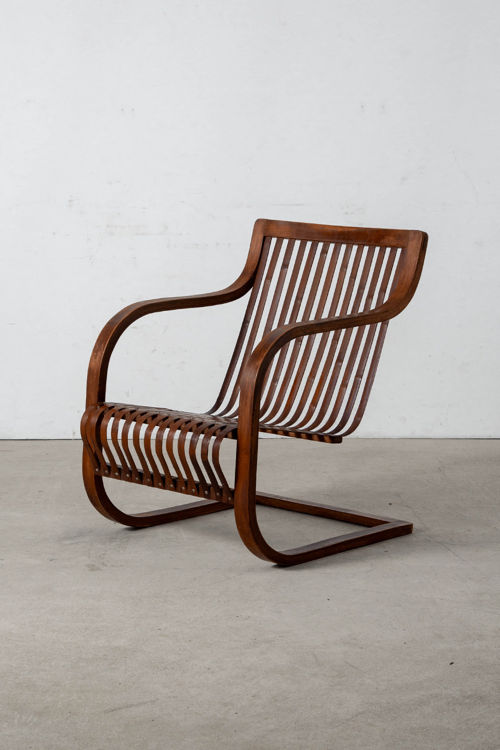 Bamboo Chair by Ubunji Kidokoro for Chikkosha in Bamboo and Wood