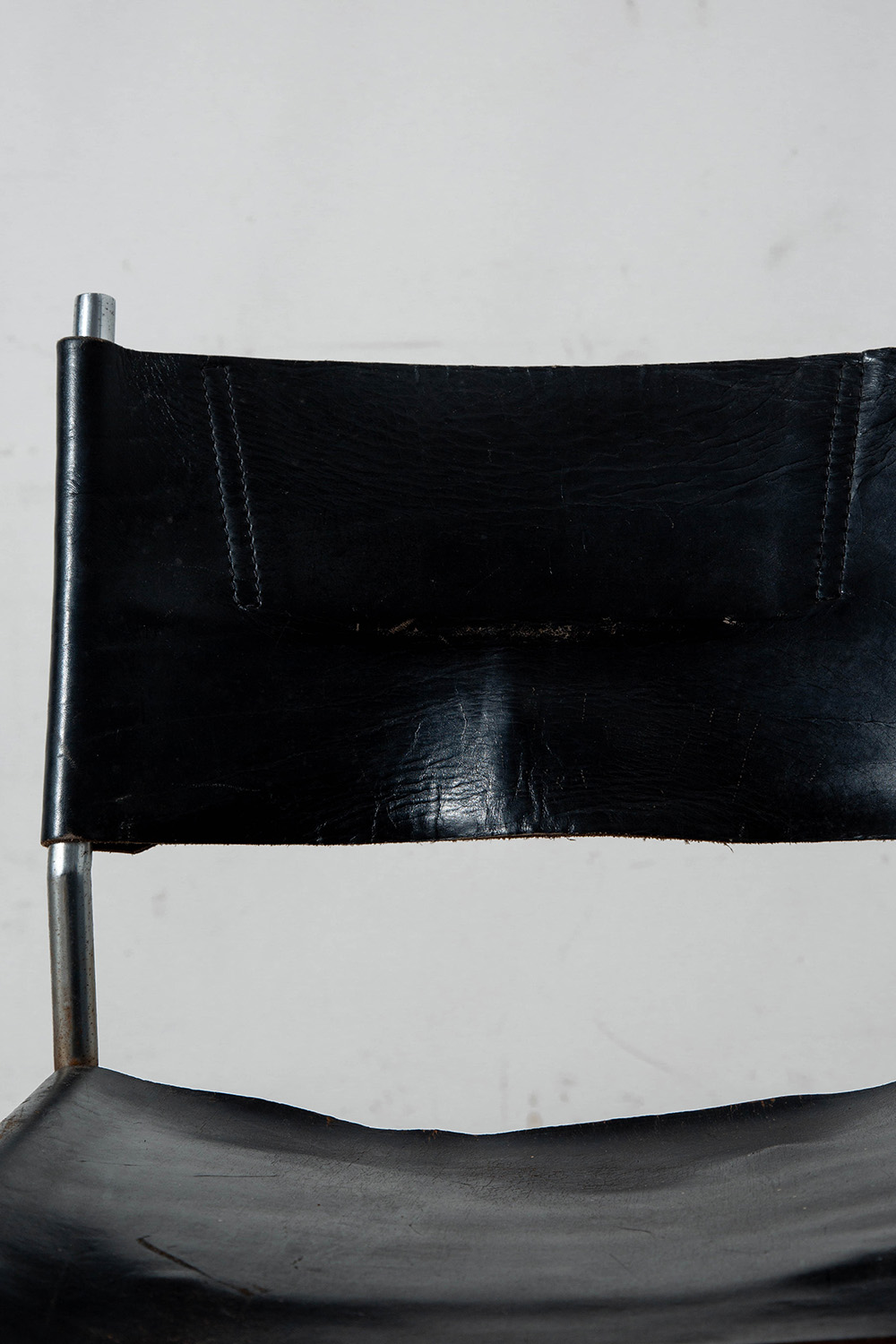 SE06 Chair by Martin Visser for Spectrum in Steel and Leather