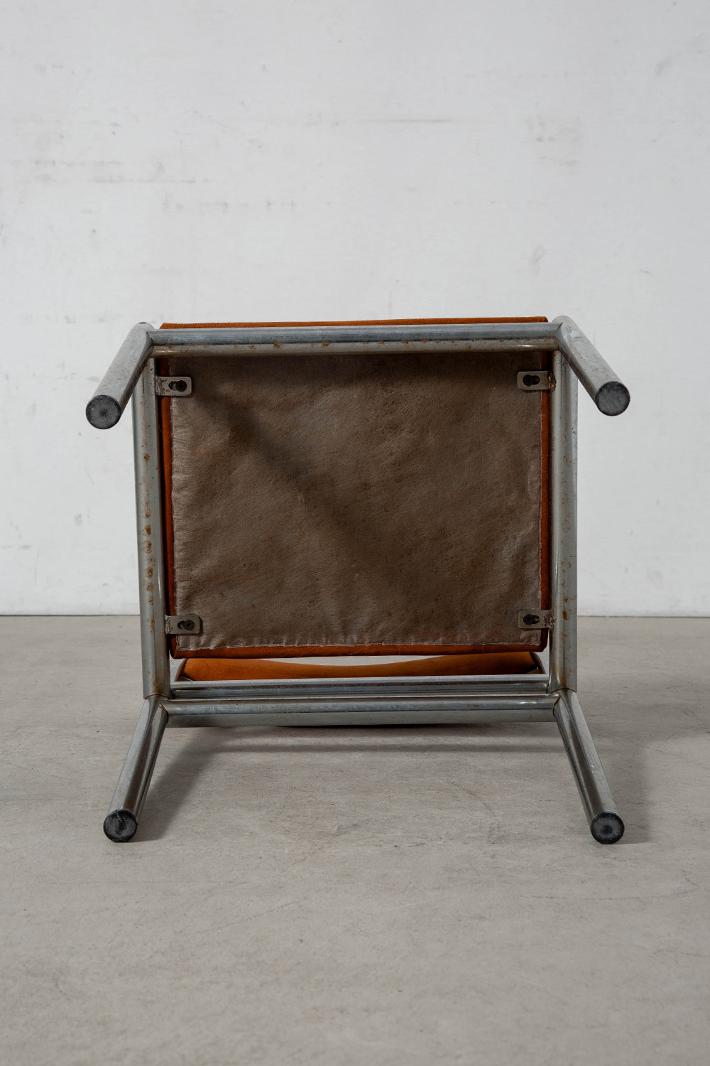 Dining Chair in Suede and Chrome
