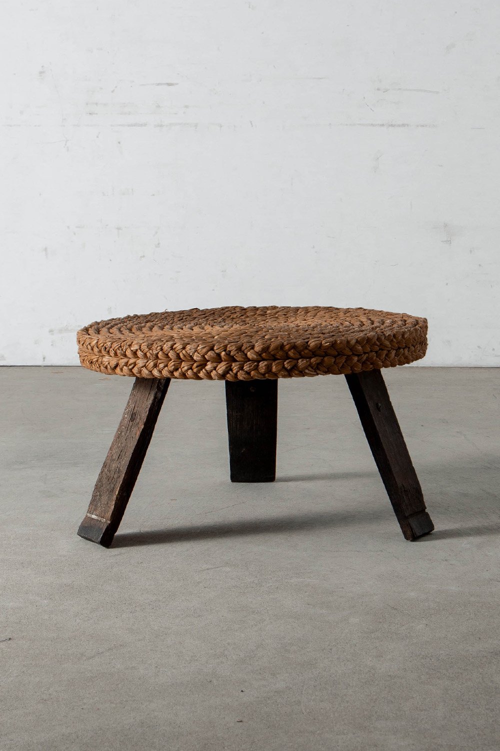 Audoux & Minet Style Coffee Table , Chair and Stool in Rope and Wood