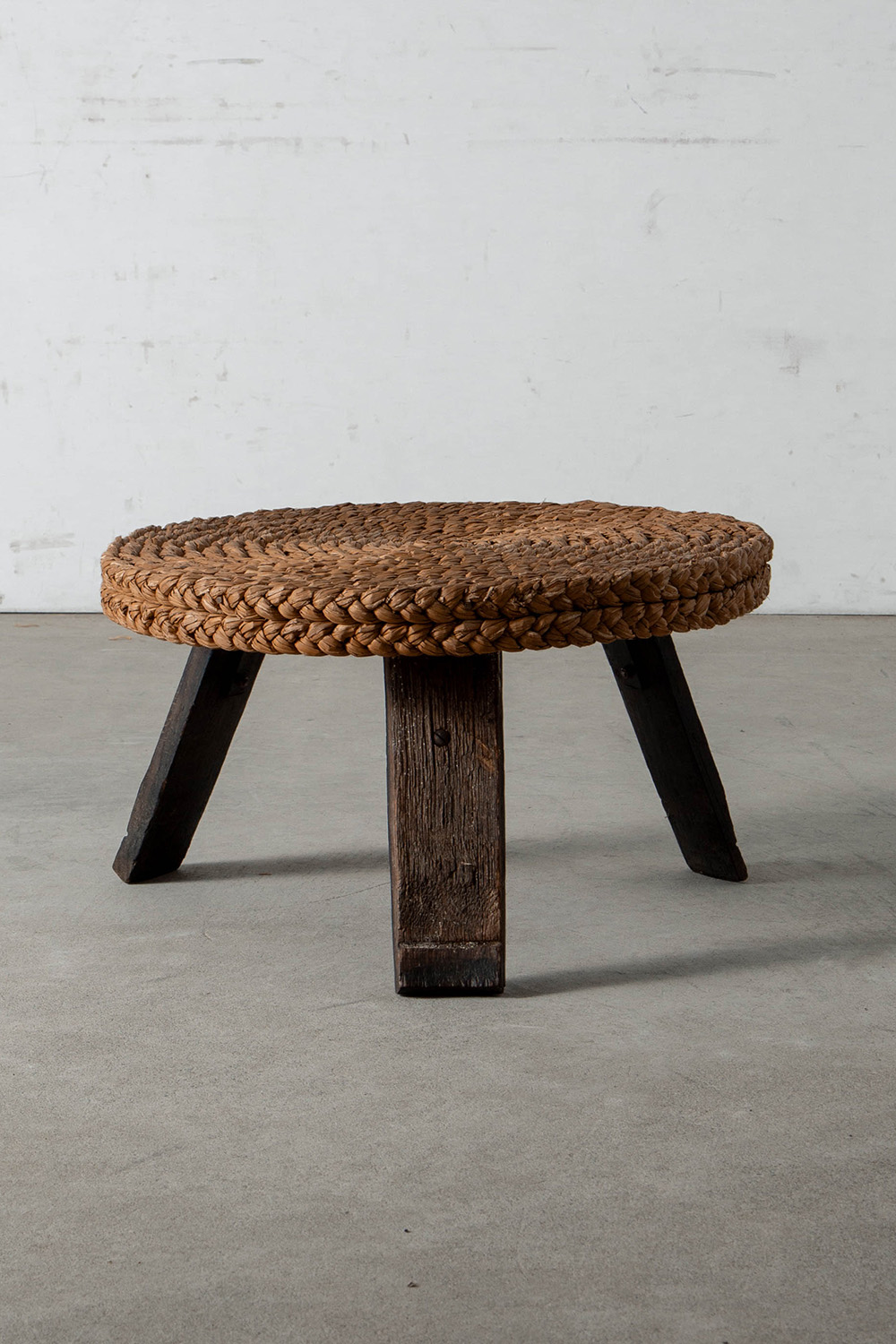 Audoux & Minet Style Coffee Table , Chair and Stool in Rope and Wood