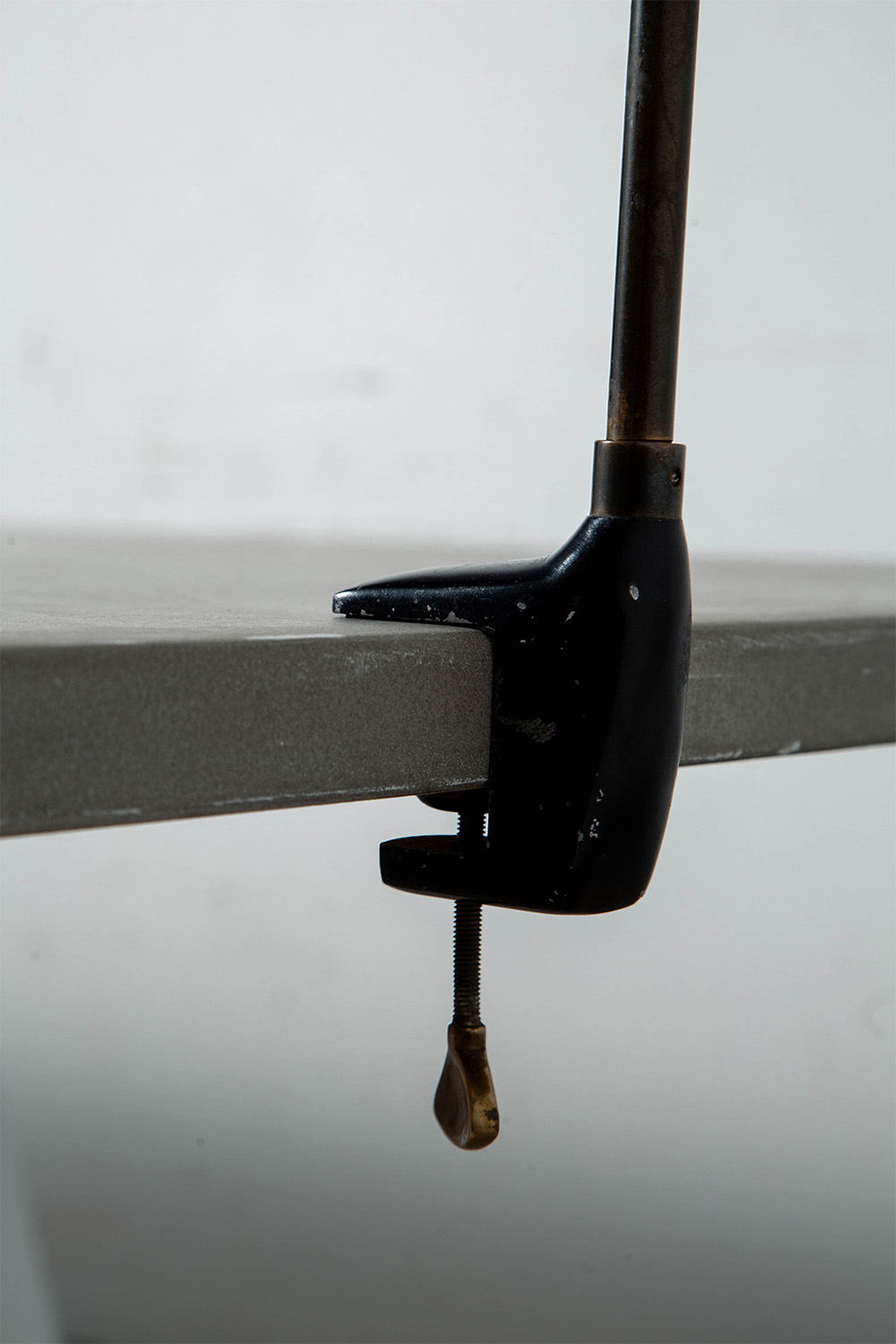 Adjustable Desk Lamp in Metal and Brass