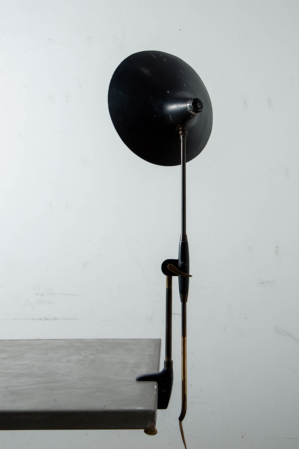 Adjustable Desk Lamp in Metal and Brass