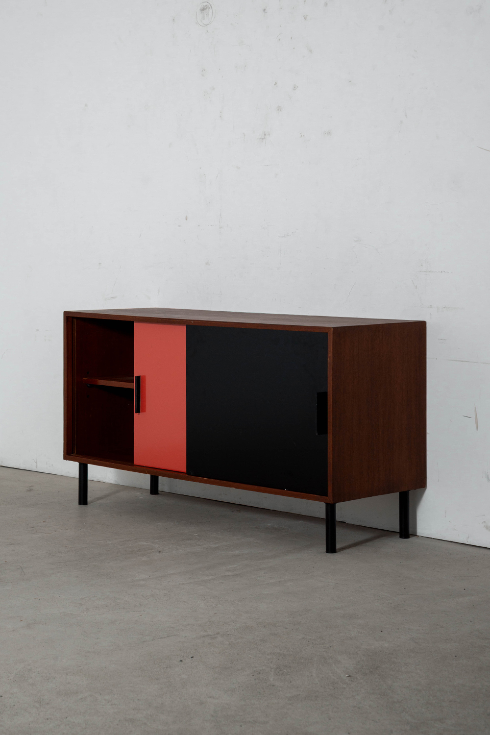 Sideboard in Wood and Steel
