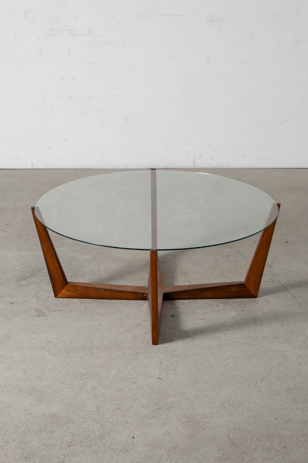 Coffee Table in Glass and Wood