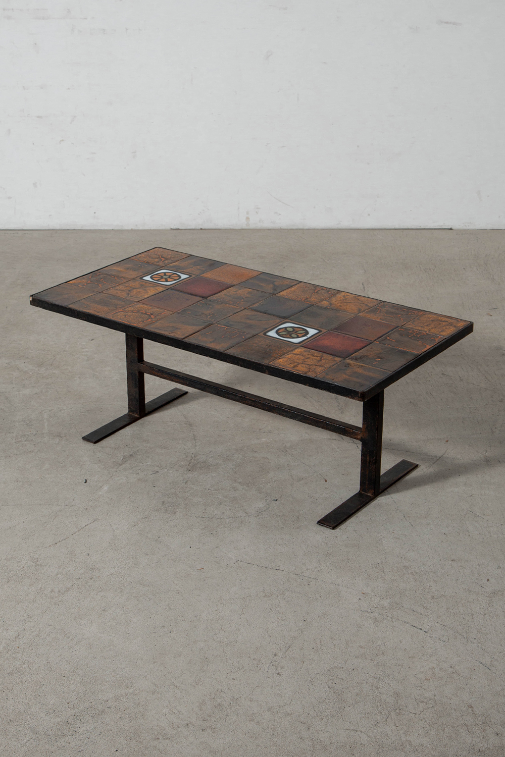 Coffee Table in Tile and Steel