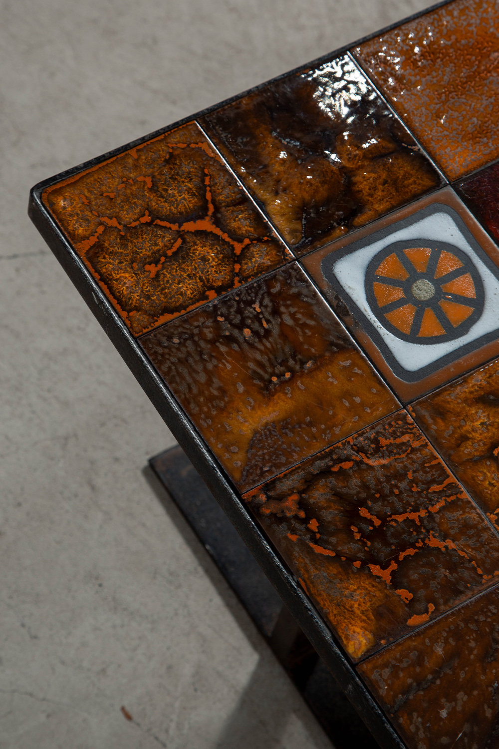 Coffee Table in Tile and Steel