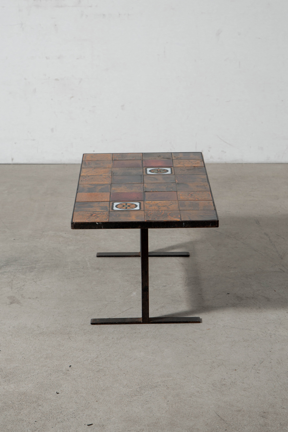 Coffee Table in Tile and Steel