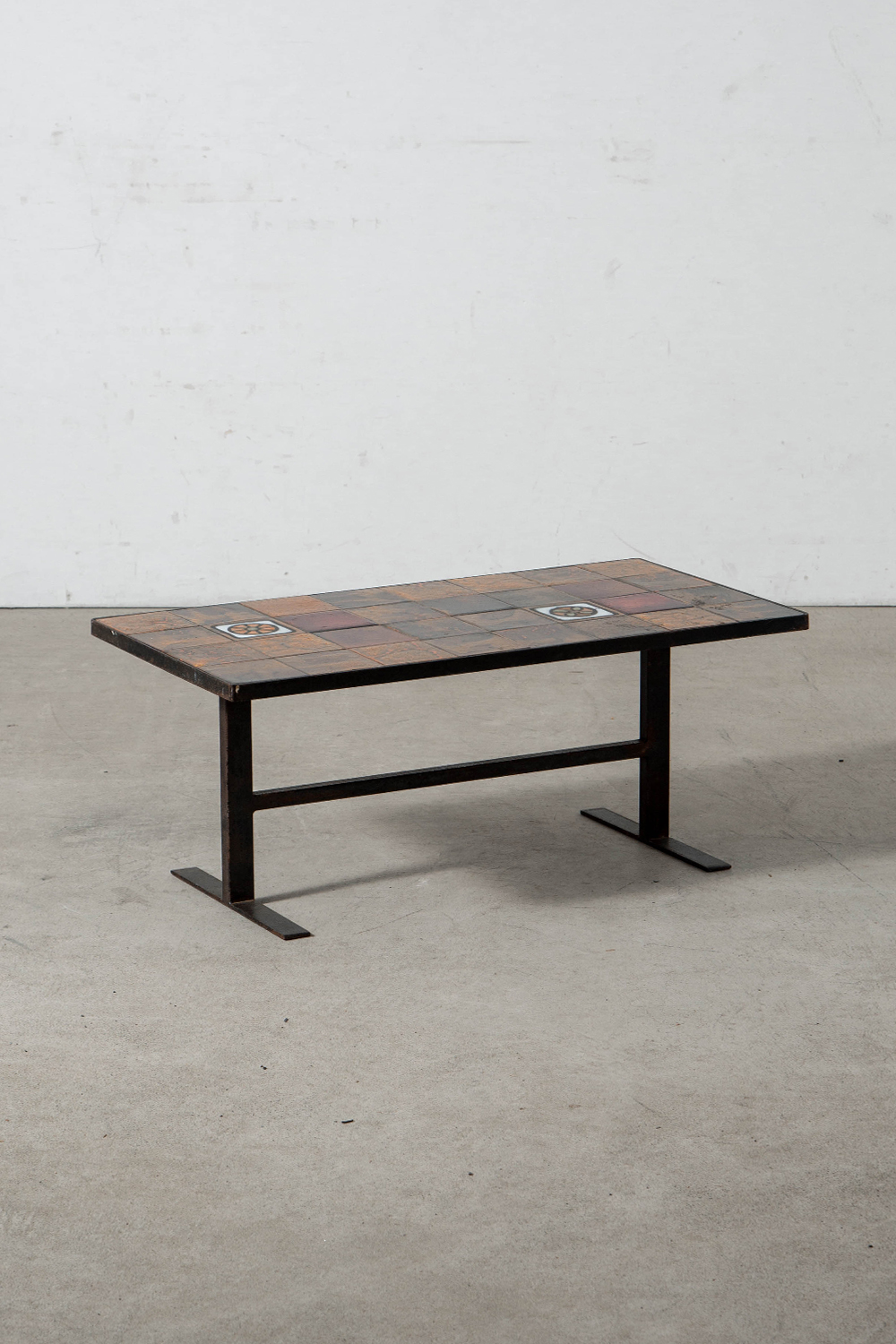 Coffee Table in Tile and Steel
