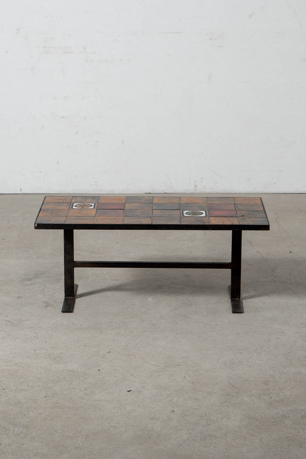 Coffee Table in Tile and Steel