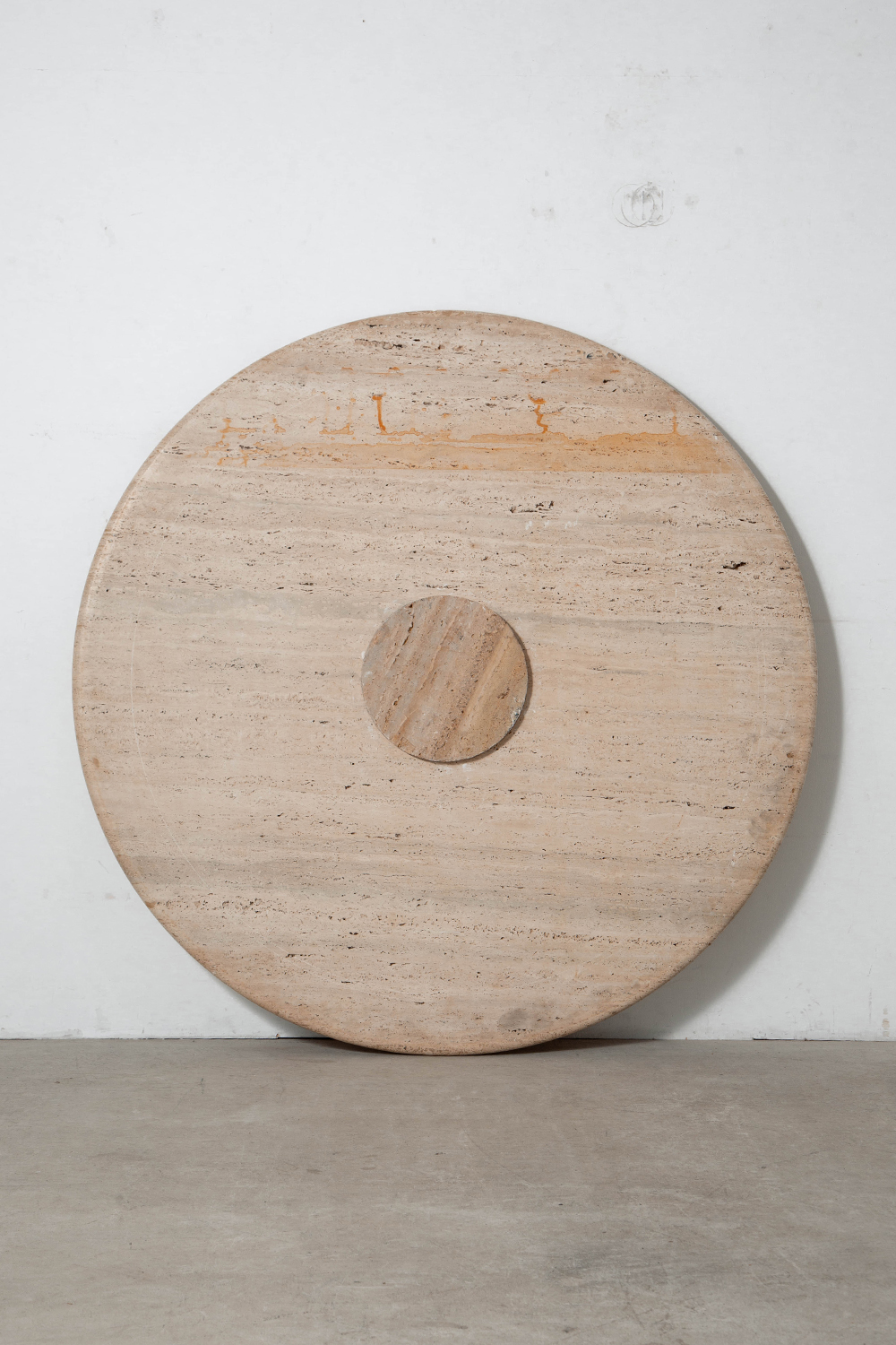 Dining Table by Angelo Mangiarotti for Up&Up in Travertine