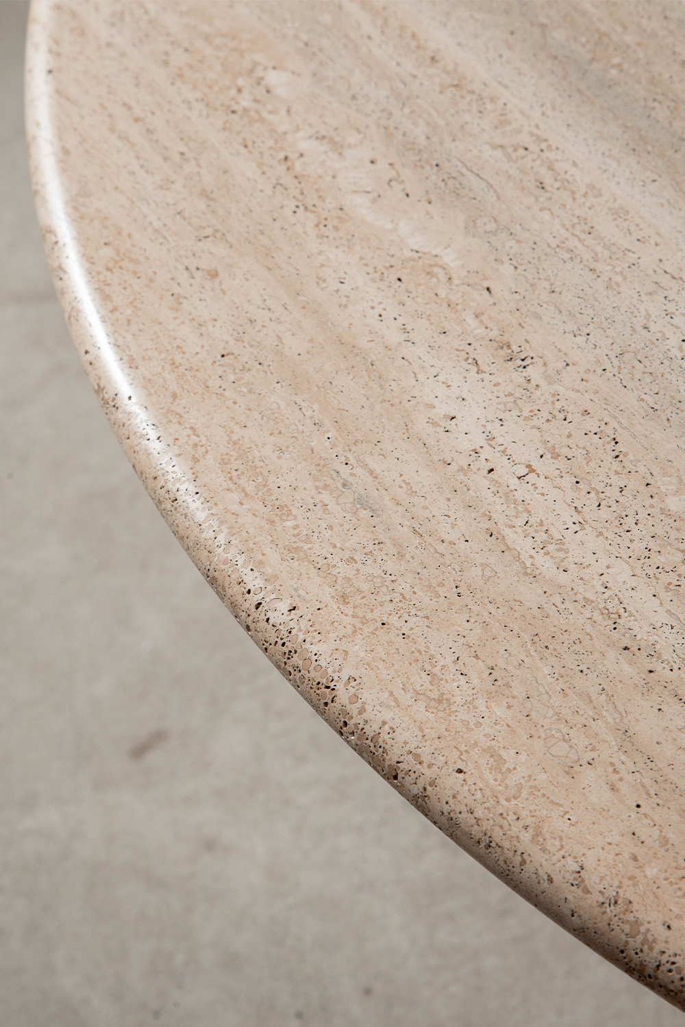 Dining Table by Angelo Mangiarotti for Up&Up in Travertine