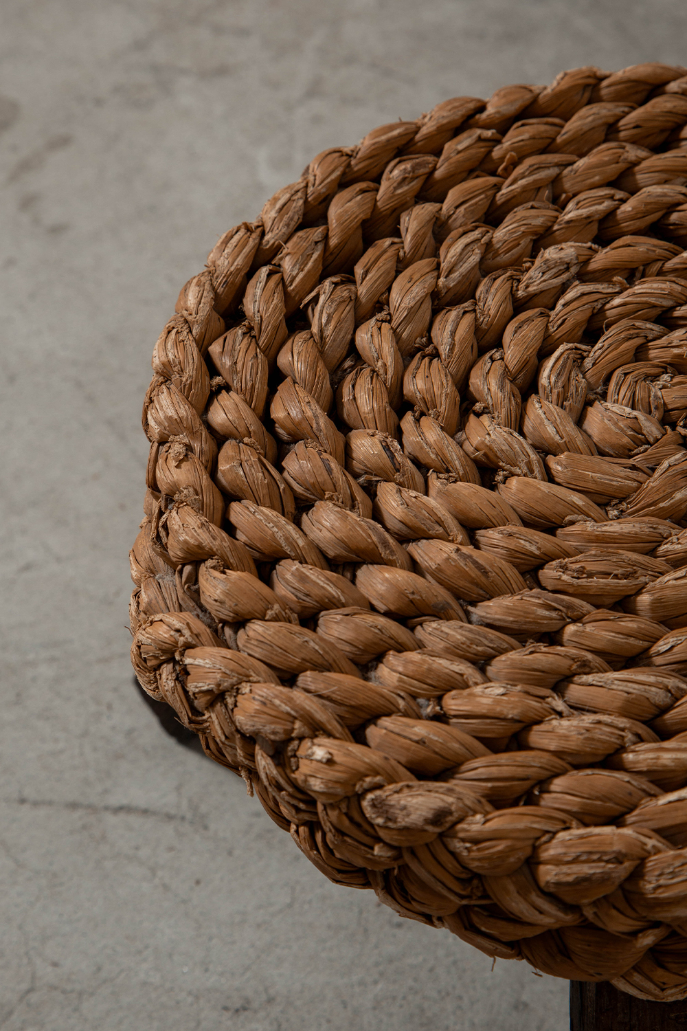 Audoux & Minet Style Coffee Table , Chair and Stool in Rope and Wood