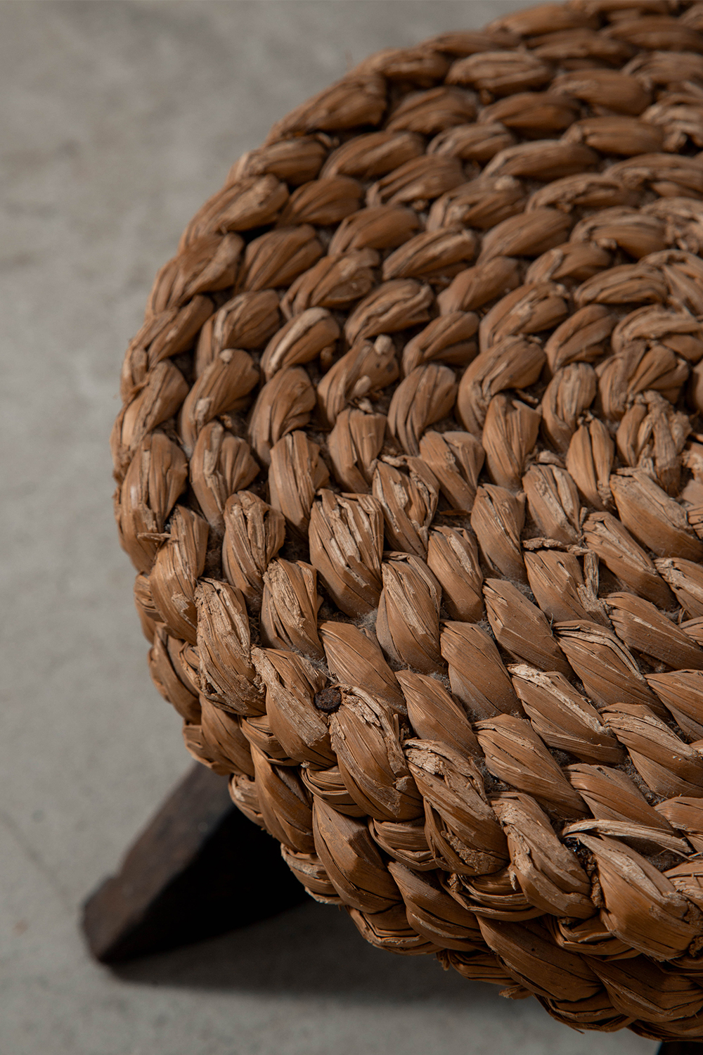 Audoux & Minet Style Coffee Table , Chair and Stool in Rope and Wood