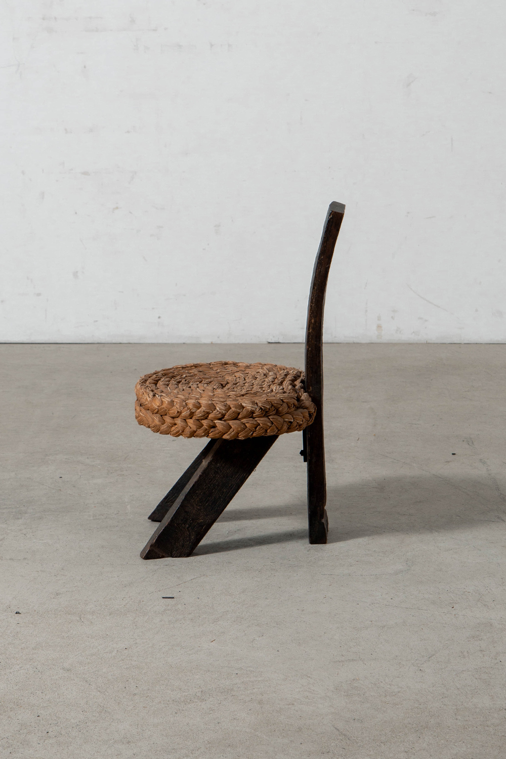 Audoux & Minet Style Coffee Table , Chair and Stool in Rope and Wood