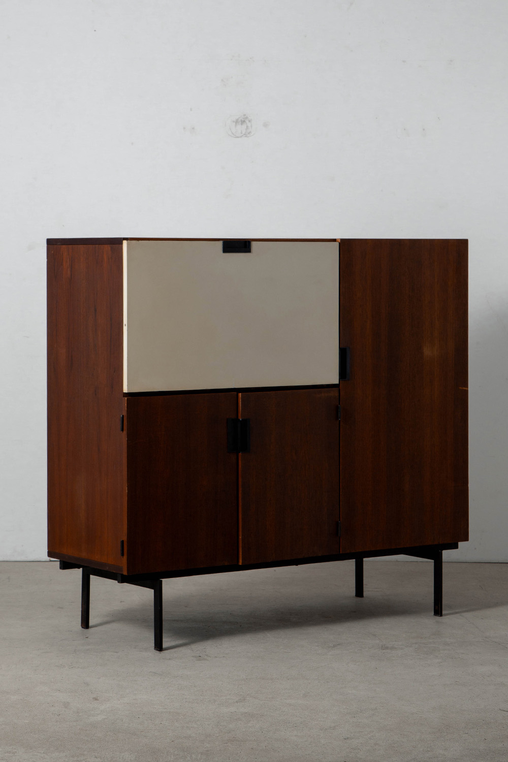 CU01 Cabinet By Cees Braakman for Pastoe in Teak and Steel