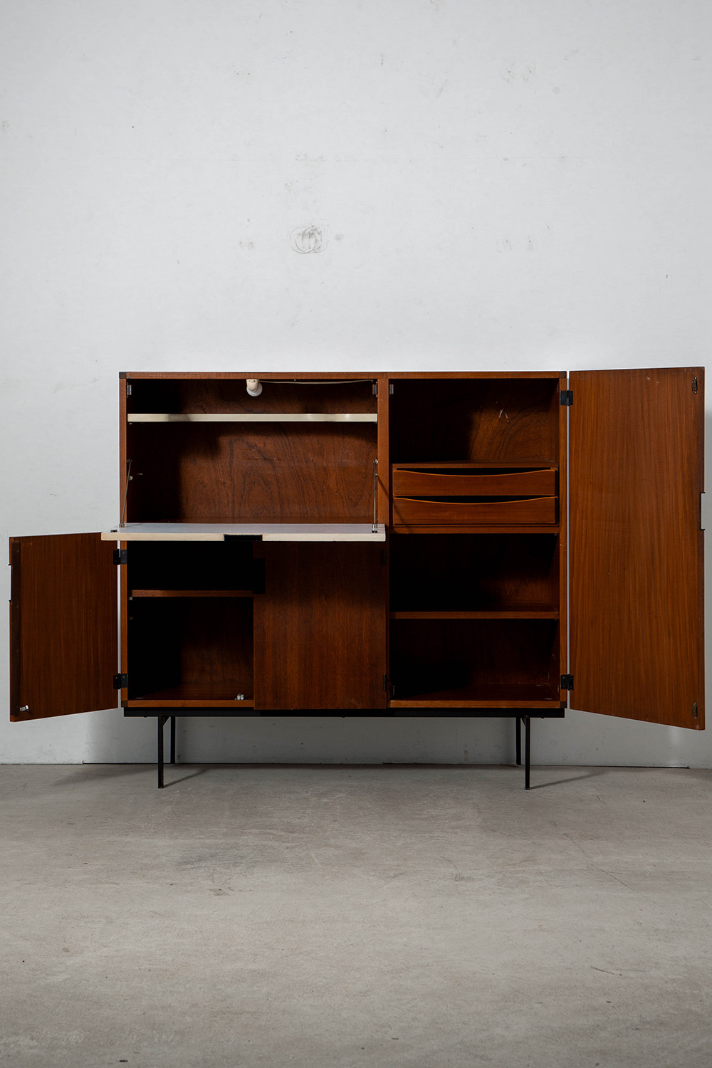 CU01 Cabinet By Cees Braakman for Pastoe in Teak and Steel