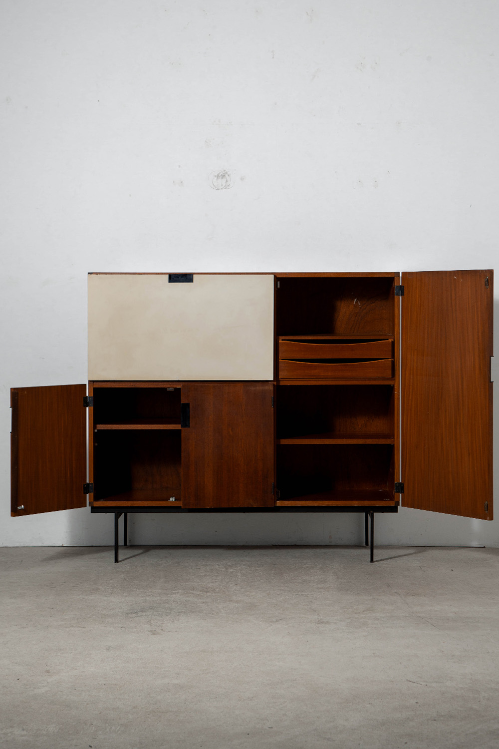 CU01 Cabinet By Cees Braakman for Pastoe in Teak and Steel